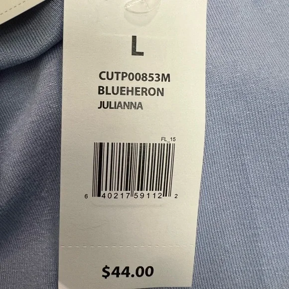 Women's Cupio “Juliana” Periwinkle Short Sleeve Top - Picture 6 of 7